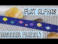 FLAT ALPHA BRACELETS - BEGINNER TUTORIAL || Friendship Bracelets