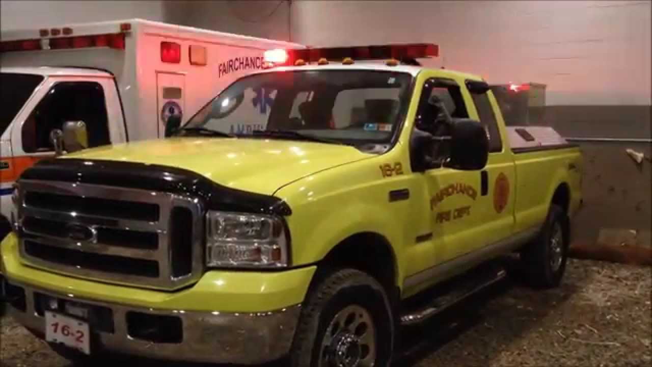 FAIRCHANCE VOL. FIRE DEPT., STATION 16, WALK AROUND OF BRUSH UNIT 2, IN