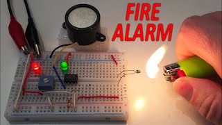 Fire Alarm DIY Tutorial with LM358 🔥