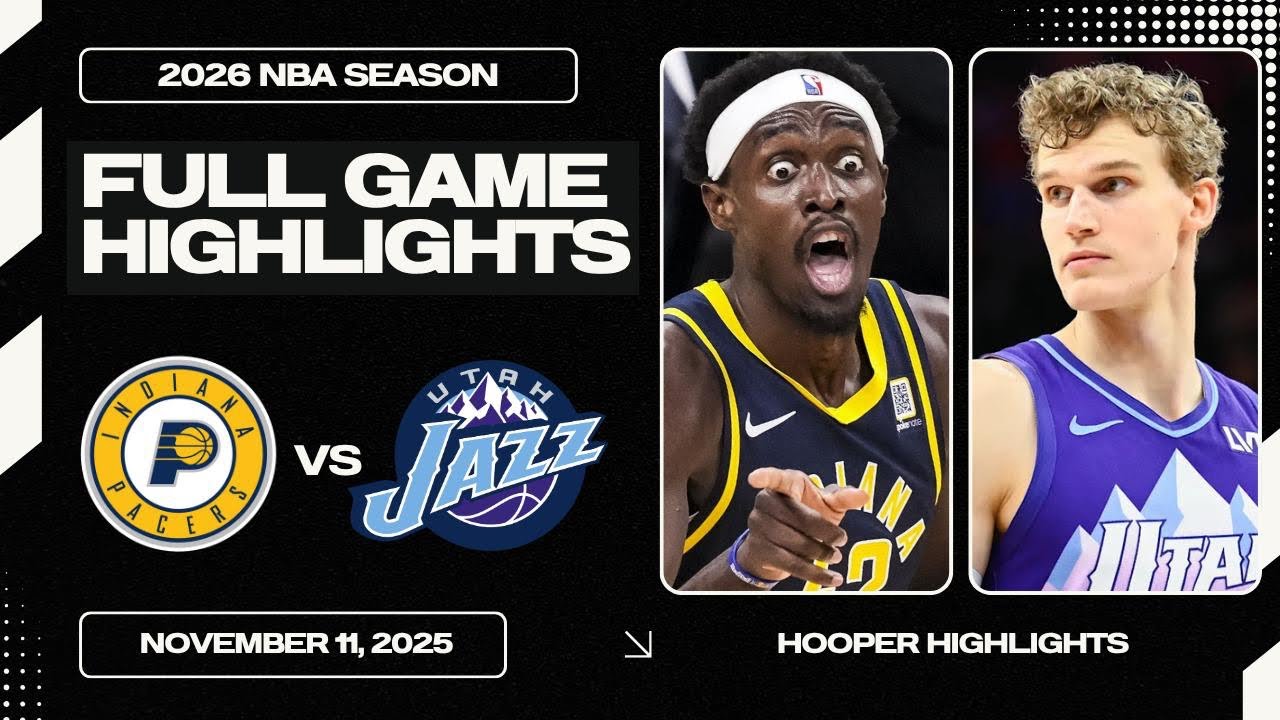 Indiana Pacers vs Utah Jazz Full Game Highlights | Nov 11 | 2026 NBA Season