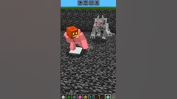warden vs mutant skeleton wolf #minecraft #shorts