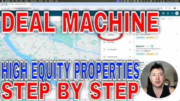 ✅ How To Find High Equity Properties In Deal Machine 🔴