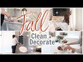 FALL CLEAN + DECORATE WITH ME 2020 // COZY FALL DECOR + ULTIMATE CLEAN WITH ME  // SIMPLY ALLIE