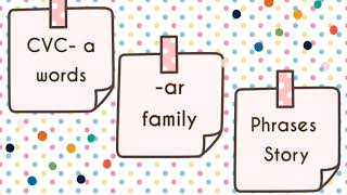 Famous CVC- a words ( -ar family) , Phrases and Story ( "Mar and His Car" ) for (PRESCHOOLERS) Profile
