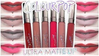 Review & Swatches: COLOURPOP Ultra Matte Lip | Liquid Lipsticks + Dupes!