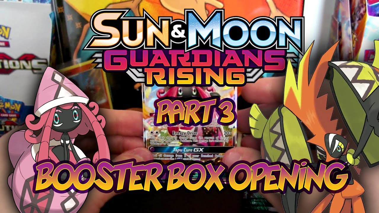 Pokemon Sun and Moon Guardians Rising Booster Box Opening - Part 3 ...