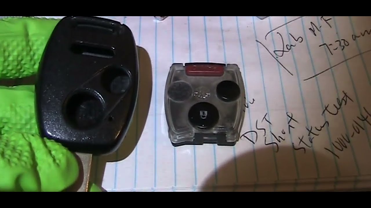 How to remove strip screw unscrew open case change replace Honda Civic