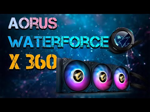 ТОПОВОЕ ВОДЯНОЕ ОХЛАЖДЕНИЕ ПРОЦЕССОРА ОТ AORUS WATERFORCE 360!!! ОЧЕНЬ ХОЛОДНО И ТИХО!!!