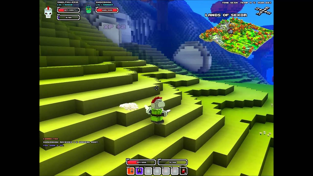 LPT Cube World Part 1 aller anfang ist... Fail Abstürze :S