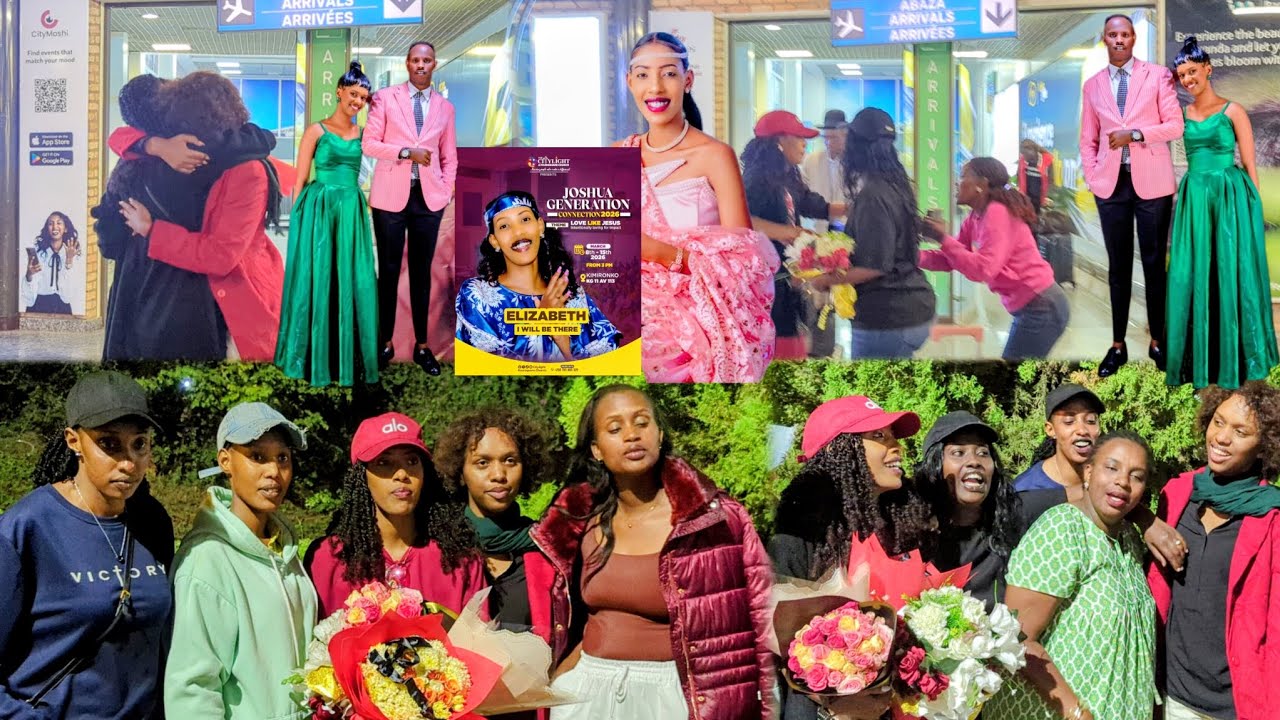 Diane wa Kiriki kuri🚨 AIRPORT ✈️ yakiriye ELIZABETH 🥰 igiterane cya J.G.C FOURSQUARE byashyushye🔥