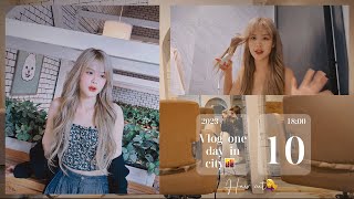 Vlog one day with me | salon day 💇‍♀️ไปตัดผมเลเยอร์เกาหลี/วิธีม้วนผม/เที่ยวในเมือง🏙️