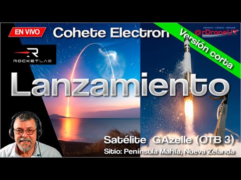 Lanzamiento cohete Electron (espectacular sonido) RocketLab desde Nueva Zelanda (Replay)- EN ESPAÑOL