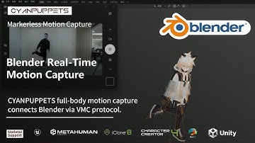 Get free and powerful AI motion capture to create 3D animations in real-time using Blender.