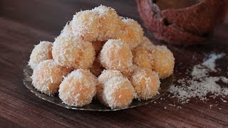 Petits gâteaux à la noix de coco / coconut cookies / حلوى المربى و جوز الهند