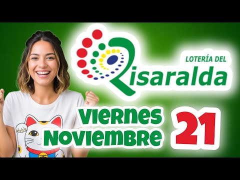 Resultado LOTERIA DEL RISARALDA Viernes 21 de Noviembre de 2025