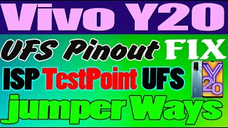 Vivo Y20 ISP EMMC PinOUT Jumper Ways Test Point Remove Pattern Lock, Screen Lock, Finger Lock UFS