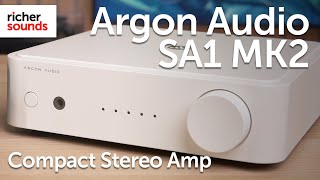 Compact and Powerful! Argon Audio SA1 MK2 Stereo Amplifier | Richer Sounds