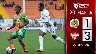 Alanyaspor (1-3) Eyüpspor | MAÇ ÖZETİ | 20. Hafta - 2025/2026
