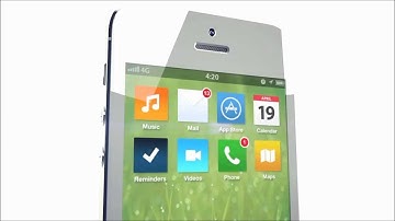 First Official Look Of iOS 7 - iPhone 5