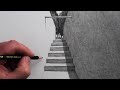 How to Draw Steps in 1-Point Perspective Easy: Narrated