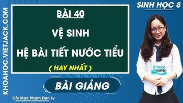 Vệ sinh hệ bài tiết nước tiểu - Bài 40 - Sinh học 8 - Cô Mạc Phạm Đan Ly (HAY NHẤT)