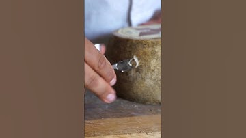 Have you seen a cheese trier before? It allows an affineur to test their cheese. V: Formaggi Aresu