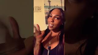 Ebony transwoman charming