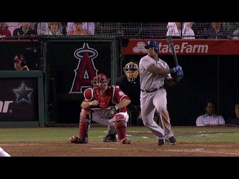 TEX@LAA: Beltre breaks