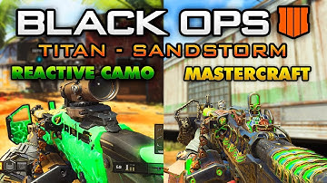 "Soul Eater" REACTIVE CAMO  & "Black Knight" MASTERCRAFT CAMO - BO4 Titan Sandstorm Signature Weapon