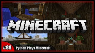 Python Plays Minecraft || Villager Island Bank Basement! || Minecraft Survival PC (15w39c) [#88]