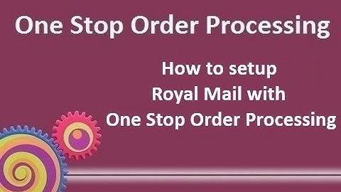 How to export order details to Royal Mail Despatch Manager Online (DMO) to print 2D Barcodes