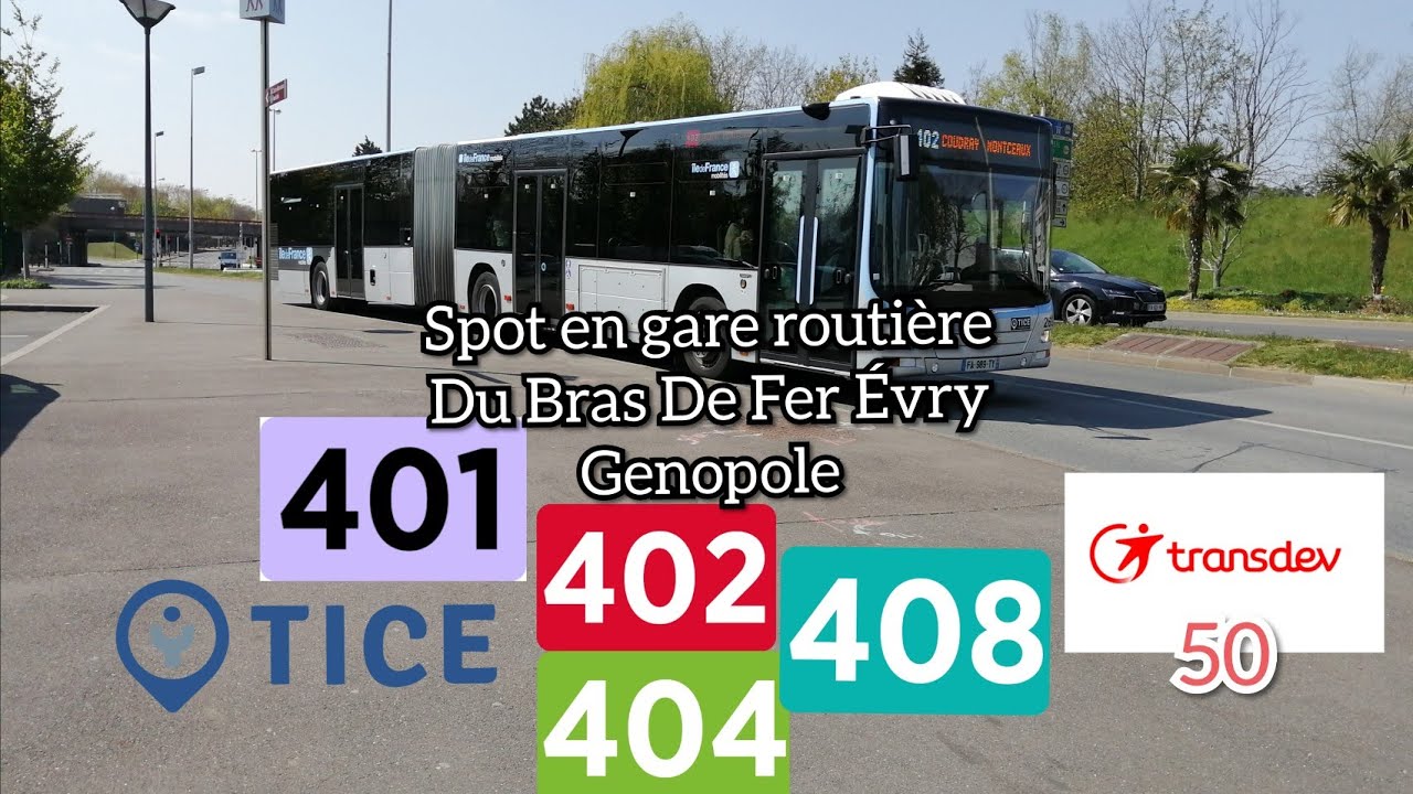 Spot en gare routière du Bras De Fer Évry RER (2ème version) YouTube