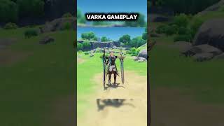 VARKA GAMEPLAY #genshinimpact #hoyovers #varka #upcoming