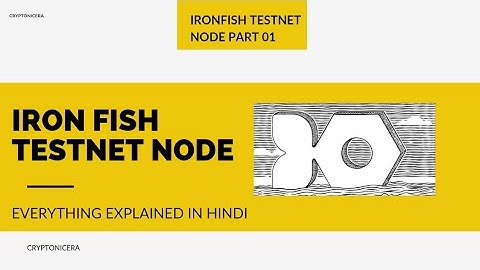Install & Run the IronFish Incentivized Testnet Node