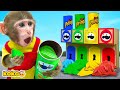 Koko Challenge Pringles Potato Chips Vending Machine & Eat Watermelon Ice Cream | KUDO KOKO CHANNEL