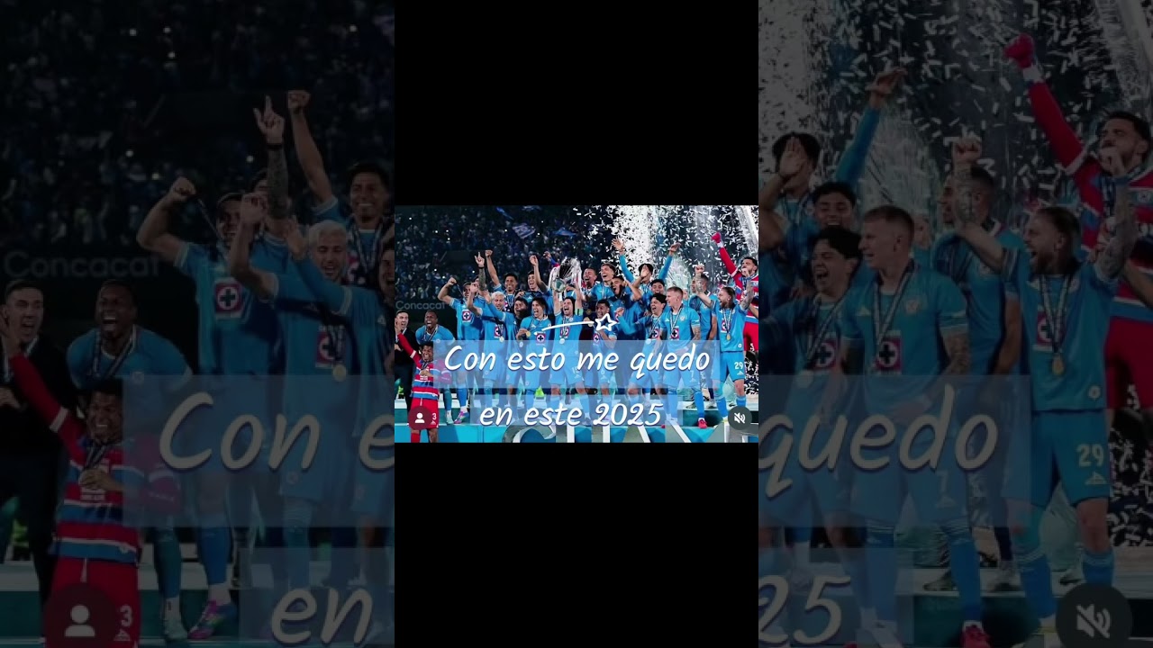 Campeones de CONCACAF 2025 con esto me quedo este año feliz año nuevo azules 