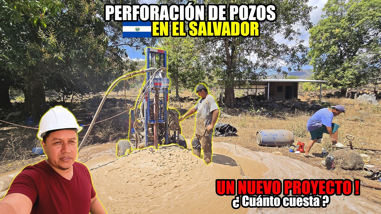 ¿ CUÁNTO CUESTA PERFORAR UN POZO EN EL SALVADOR ?😮 PERFORANDO UN NUEVO POZO !