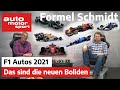Das sind die neuen Boliden! Formel Schmidt zu den neuen F1-Autos 2021 | auto motor und sport