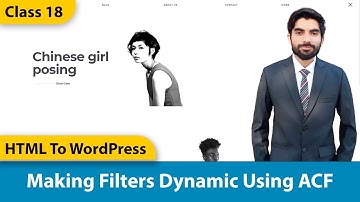 Making Projects Filters Dynamic Using ACF | WordPress Theme Development | HTML To WordPress | Urdu