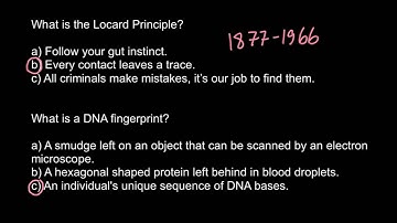 What is the Locard Principle?