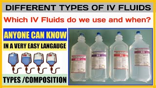 Types Of Intravenous Fluids