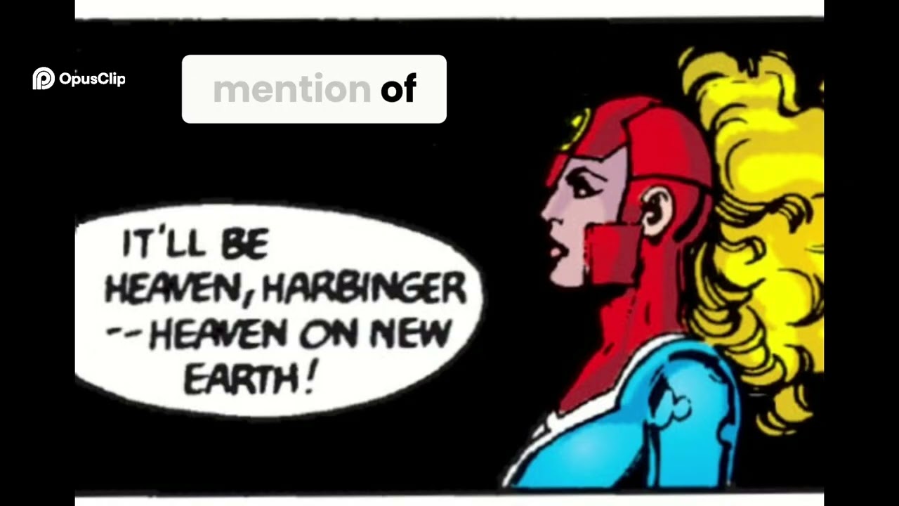 First mention of DC's New Earth