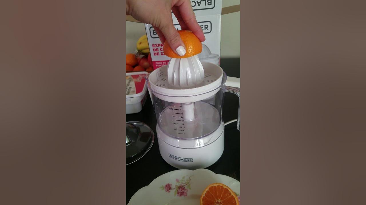 Black + Decker Electric Citrus Juicer DETAILED REVIEW AND HOW TO MAKE FRESH  SQUEEZED ORANGE JUICE 