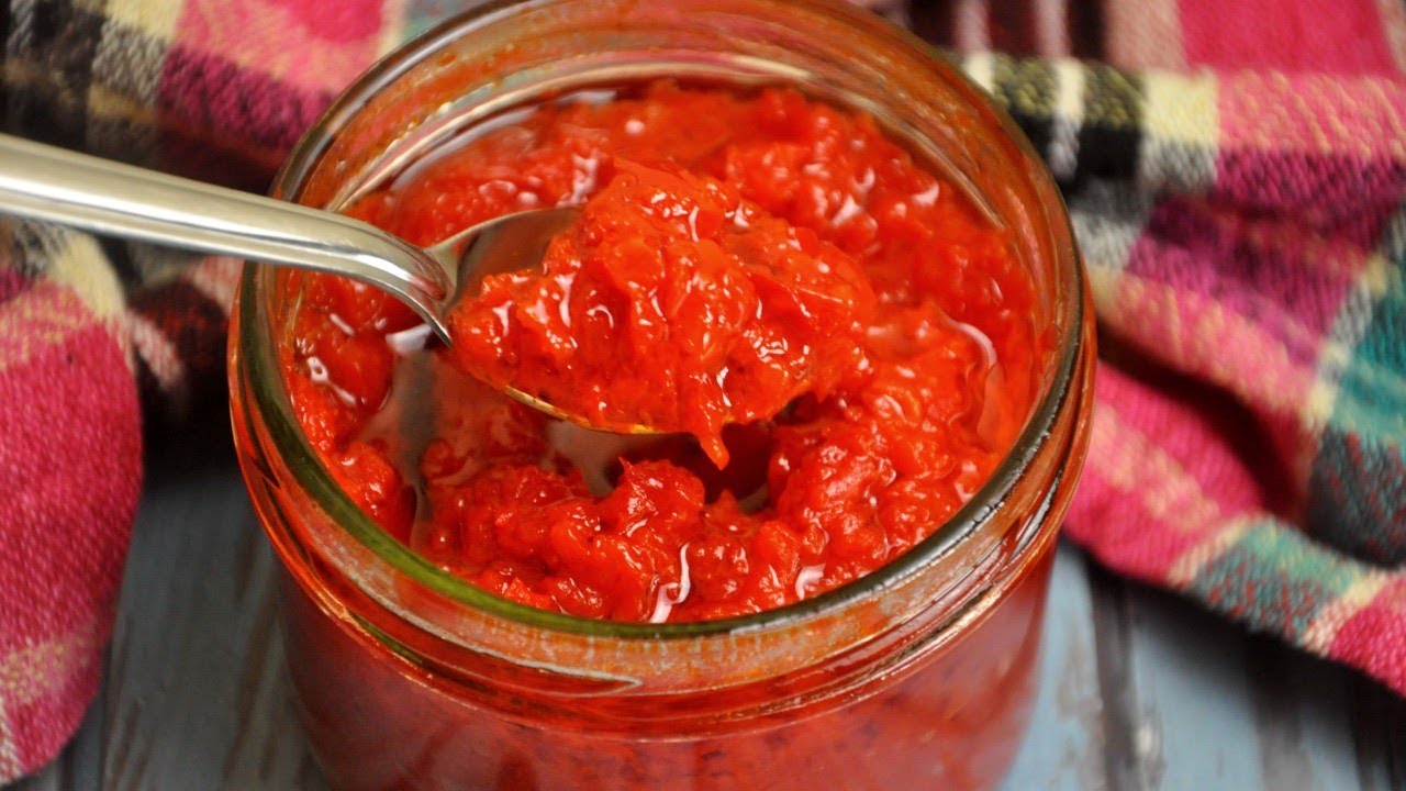 Pasta de ardei capia sau gogosari pentru iarna, ieftina, foarte utila la gatit 🏠 Casuta Laurei