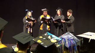 Star Spangled Banner a capella quartet - Rowan Performing Arts Commencement 2018