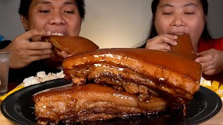 BRAISED PORK BELLY that melts in the mouth | COOKING + MUKBANG collab with @BhenandYuri