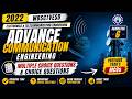 FINALLY!!! Advance Communication Engineering Solved Paper 2022 | WBSCTVESD 6th Semester | ETCE