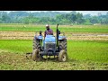 PLOUGHING Field Using NEW HOLLAND TT55 Tractor | Amazing Field Tractor Video