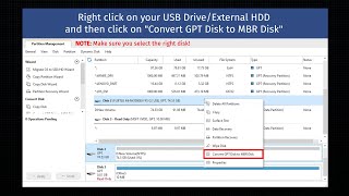 Set Drive Partition Style to MBR using MiniTool Partition Wizard