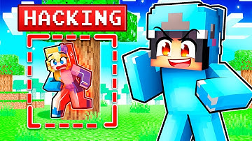 Using HACKS To Cheat In Minecraft Hide N